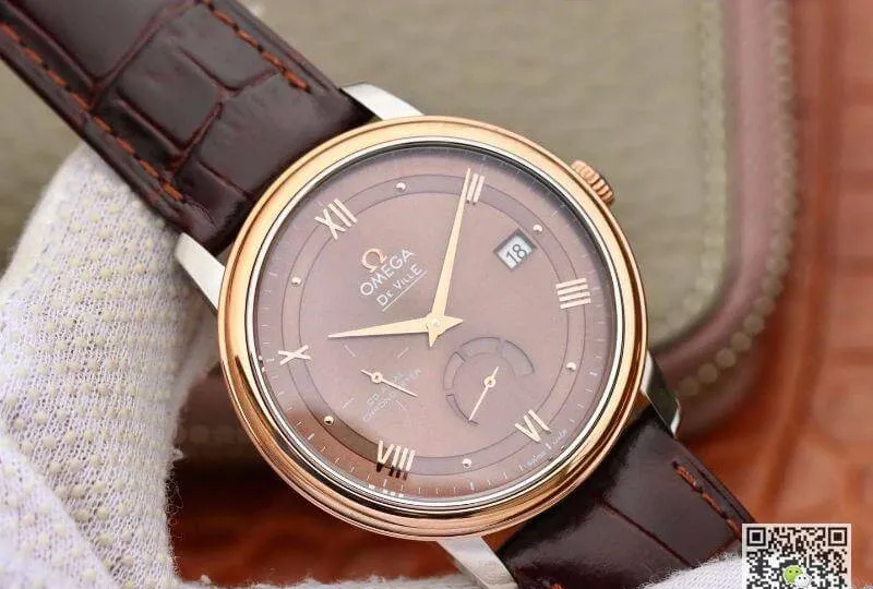 Omega De Ville Prestige 424.23.40.20.13.001 TW Factory 1:1 Best Edition Replica Watch Swiss ETA2824 Brown Dial